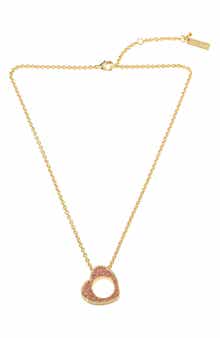 Kurt Geiger London Pavé Heart Pendant Necklace