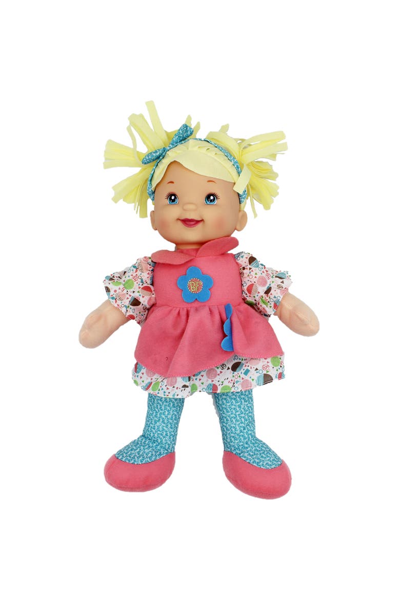 Baby's First 15" Little Talker Doll Blonde with Coral Dress, Main, color, Multicolored