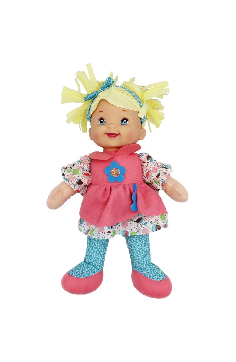 Goldberger's Baby's First Baby's First 15" Little Talker Doll Blonde with Coral Dress, Main, color, Multicolored