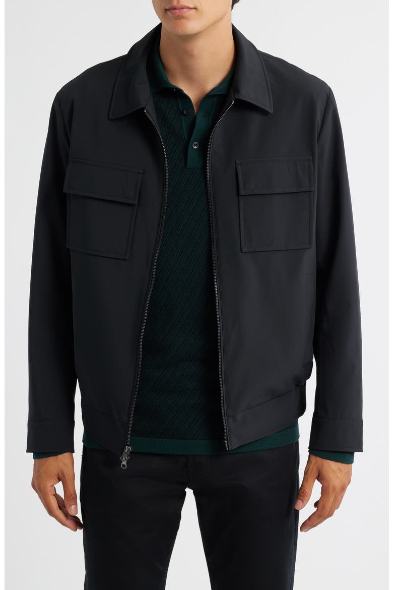 Jerry Utility Jacket, Main, color, BLACK