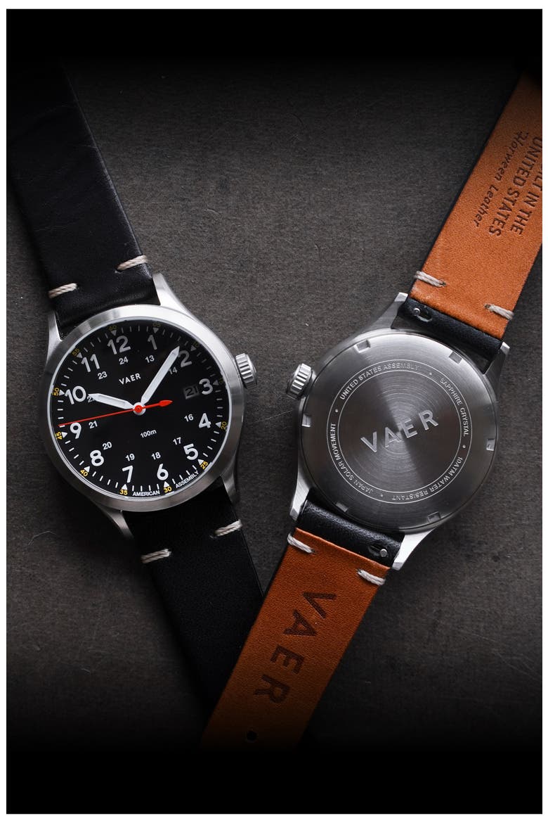 C5 Field Black Solar Watch, 40mm, Alternate, color, BLACK