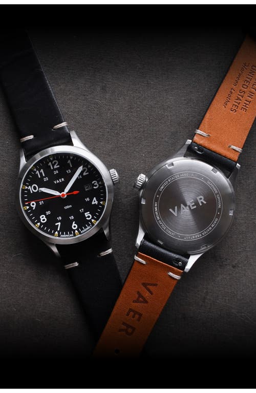 VAER VAER C5 FIELD BLACK SOLAR WATCH, 40MM