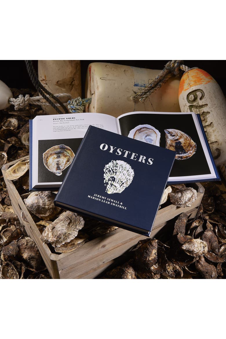 Oysters A Celebration in the Raw Leather Edition, Alternate, color, blue