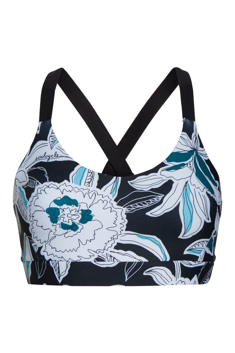 Floral Cami Sports Bra, Alternate, color, MULTI