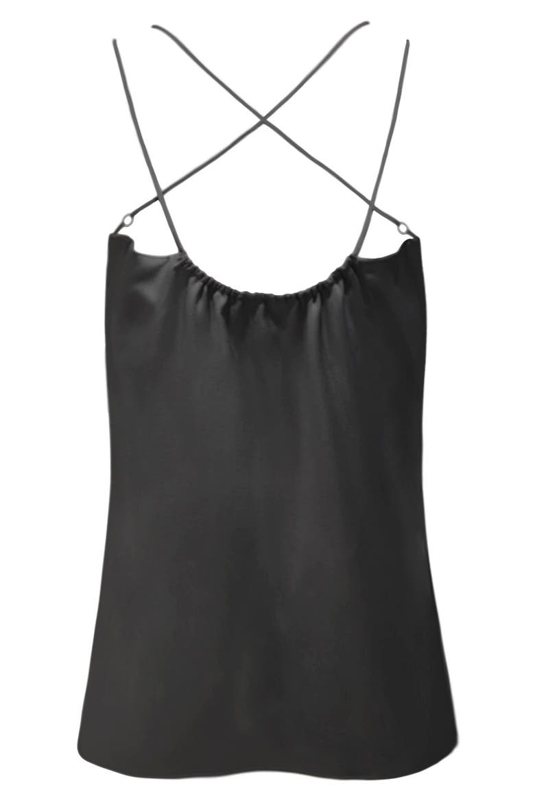 Double Strap Camisole, Alternate, color, ONYX