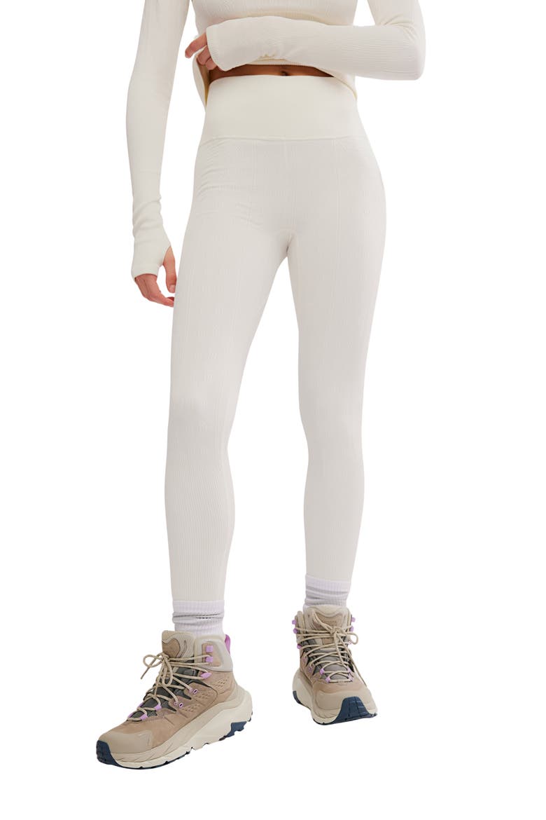 Run Around Seamless High Waist Leggings, Main, color, IVORY COMBO