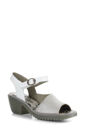 FLY LONDON FLY LONDON WELY BLOCK HEEL ASYMMETRIC SANDAL
