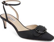 BADGLEY MISCHKA Odesza Kitten Heel Ankle Strap Pump