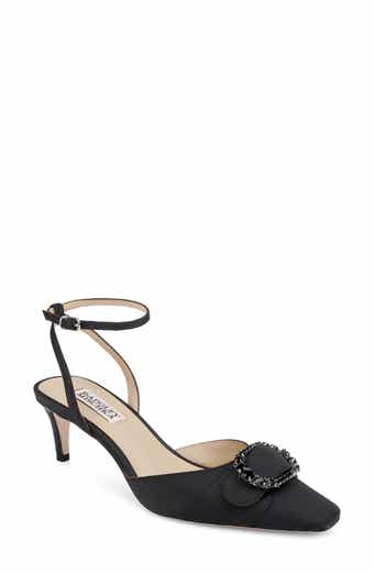 Odesza Kitten Heel Ankle Strap Pump