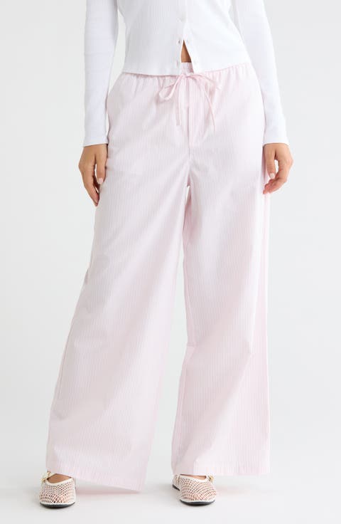 Poplin Pajama Pants