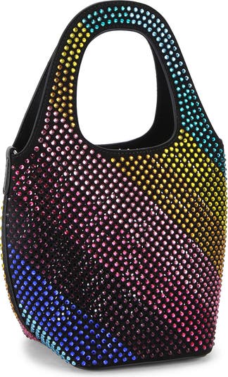 Small Chelsea Crystal Leather Hobo Bag