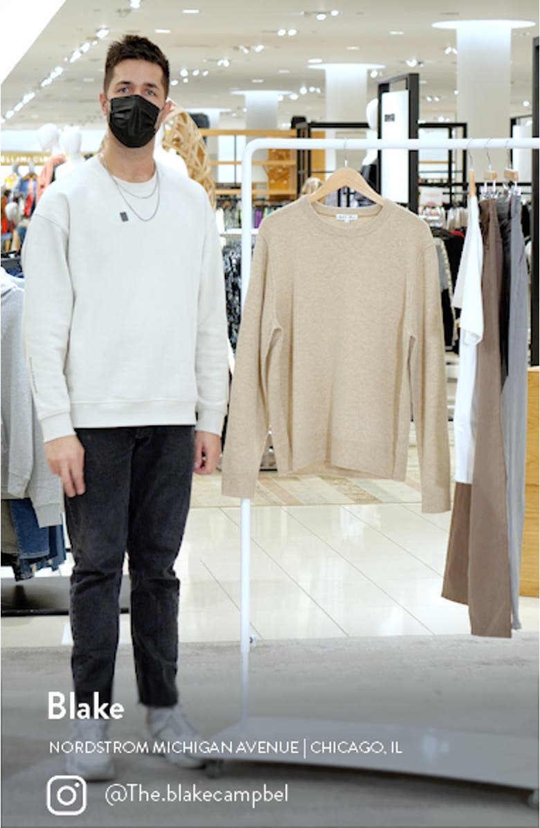 Merino Wool Crewneck Sweater, sales video thumbnail