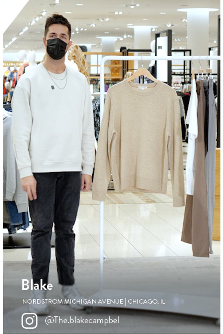 Merino Wool Crewneck Sweater video