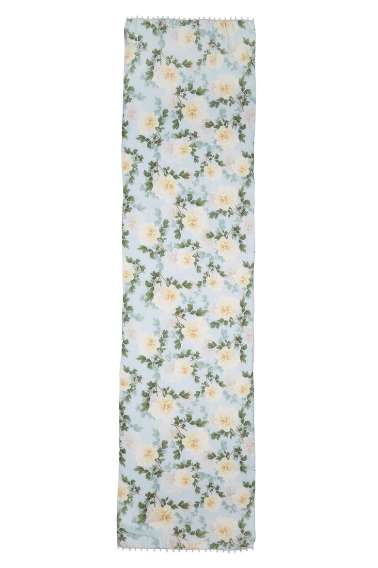 Emmy Embellished Scarf, Alternate, color, CLOUD BLUE PEONY