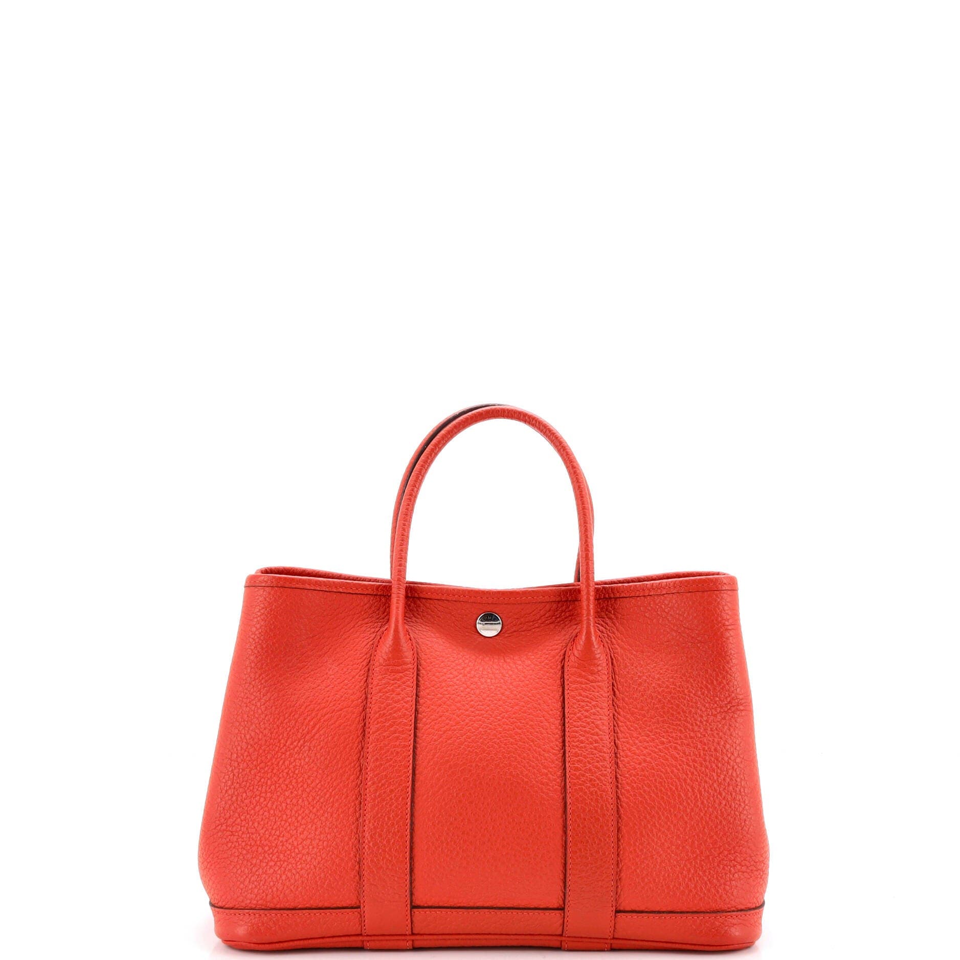 Garden Party Tote Leather 30, Main, color, Brown