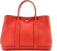 Pre-Owned Hermes Garden Party Tote Leather 30