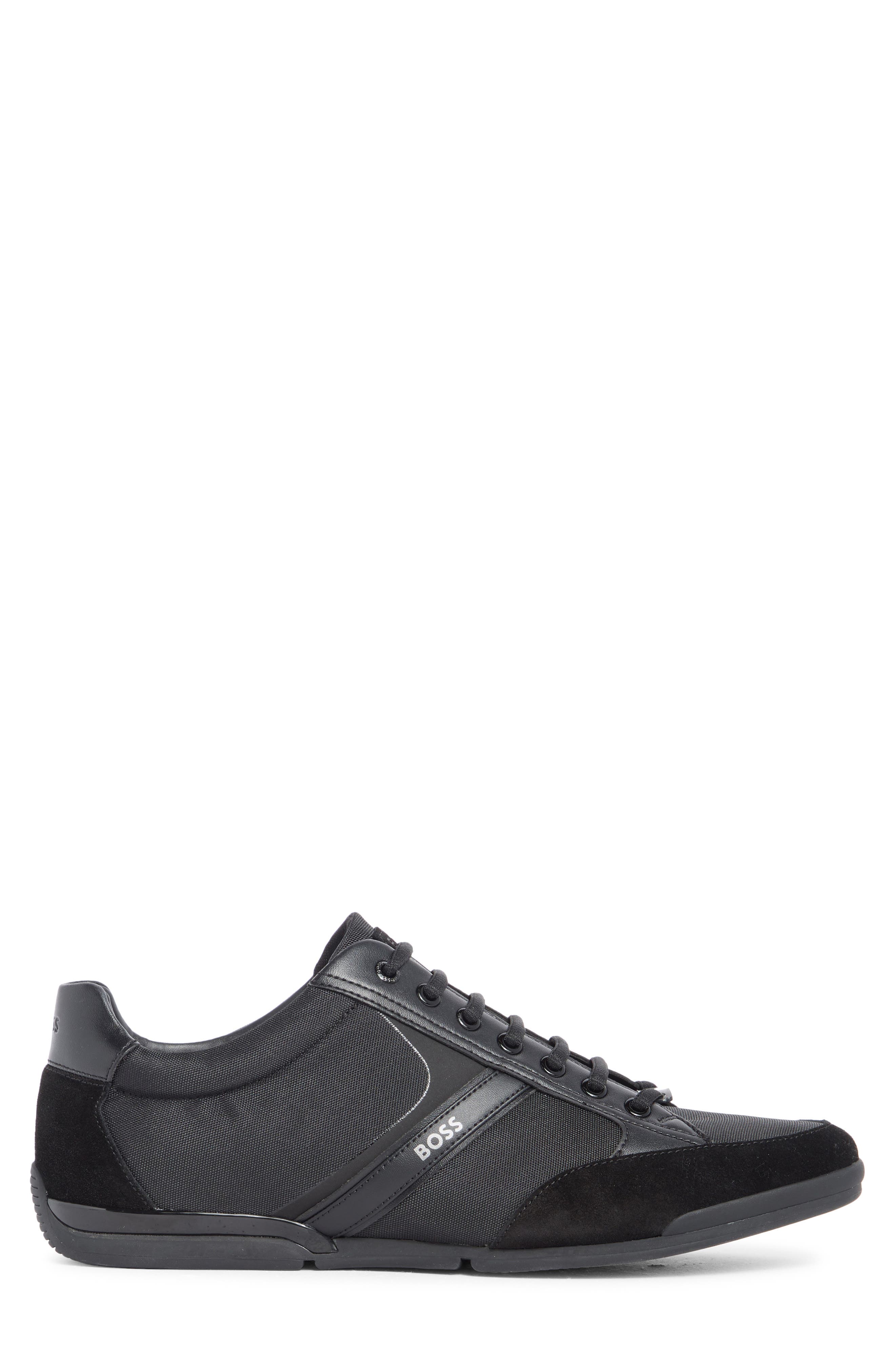 BOSS Saturn Low Top Sneaker, Alternate, color, Blk