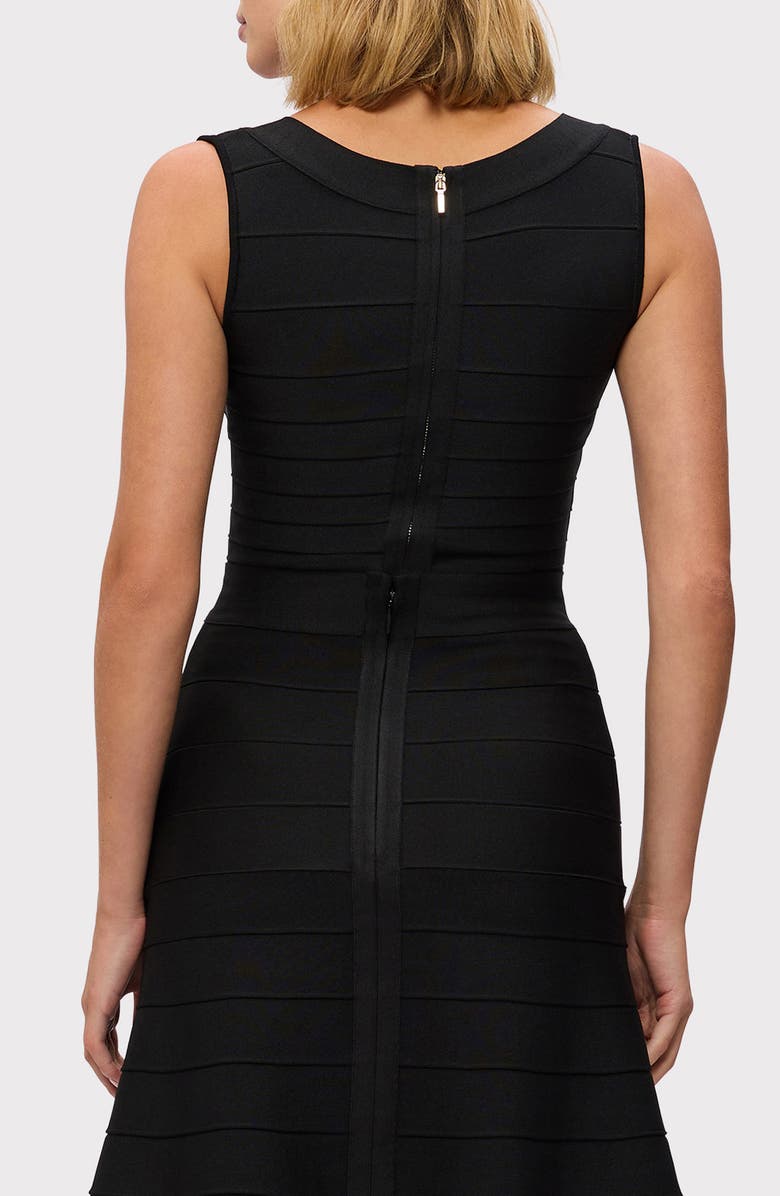 Herve Leger The Allison Bandage Tank, Alternate, color, Black