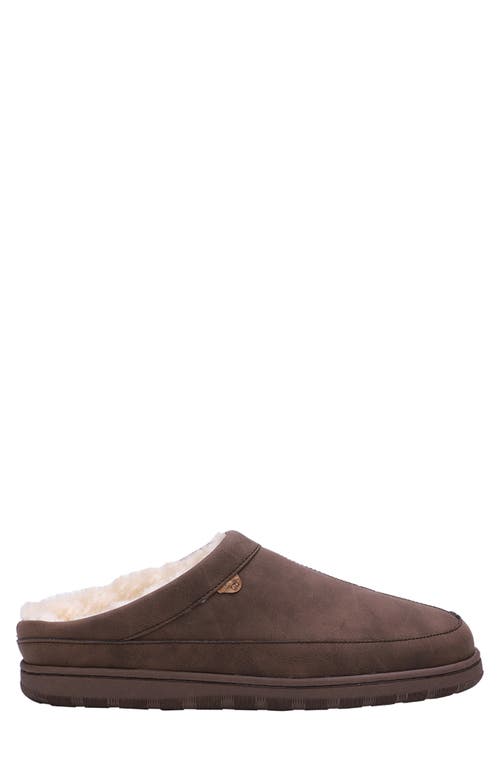 Lamo Julian Faux Wool Lined Clog In Brown