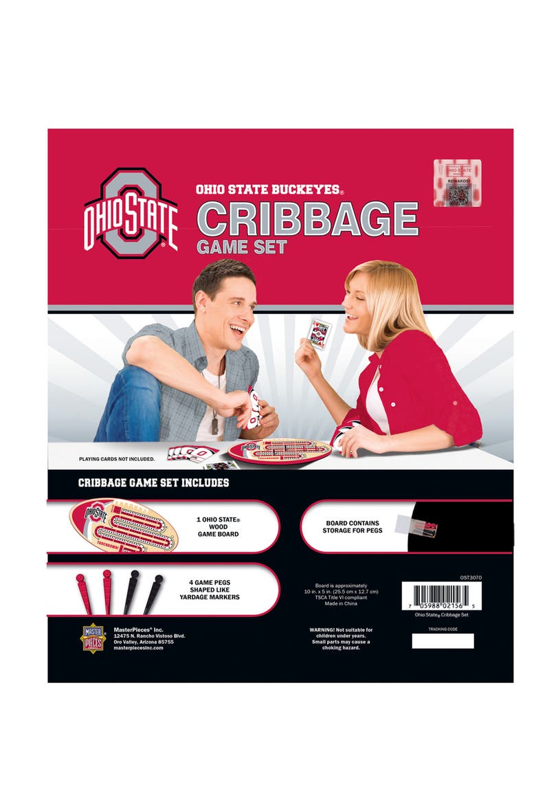 Ohio State Buckeyes Cribbage, Alternate, color, Multicolor