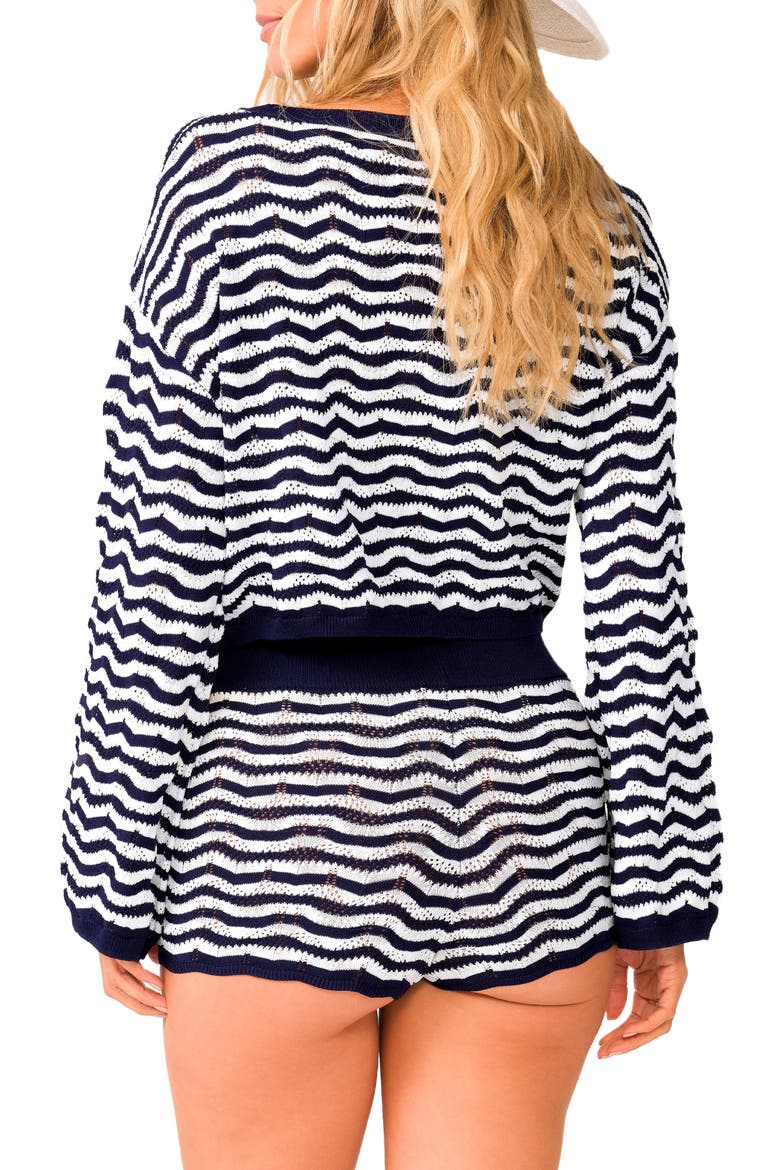 Palmer Crop Cover-Up Sweater, Alternate, color, PISCES