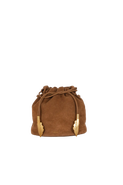 Esthera Suede Leather Pouch Bag