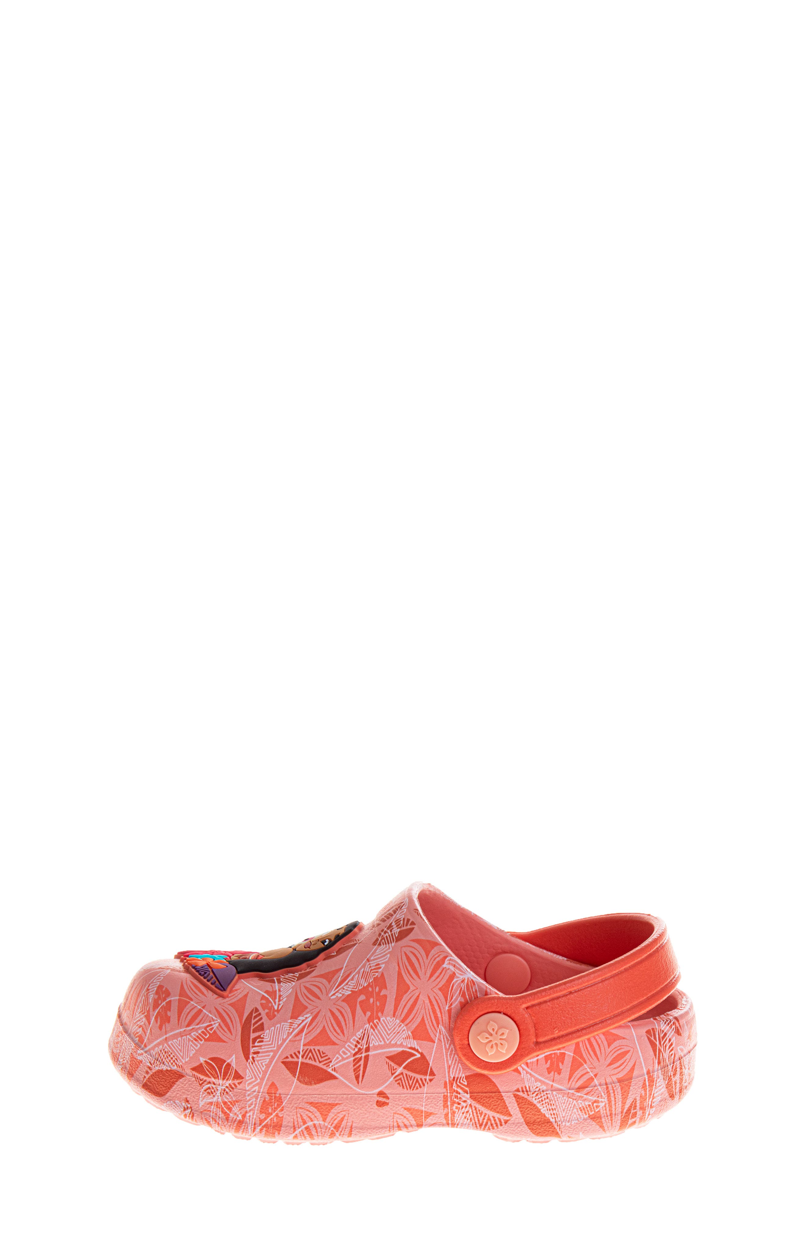 Kids' Disney Moana Clog, Alternate, color, CORAL