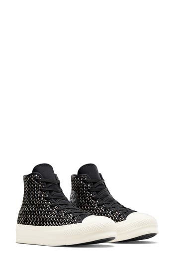 Converse Chuck Taylor® All Star® Lift High Top Sneaker In Black/egret/black