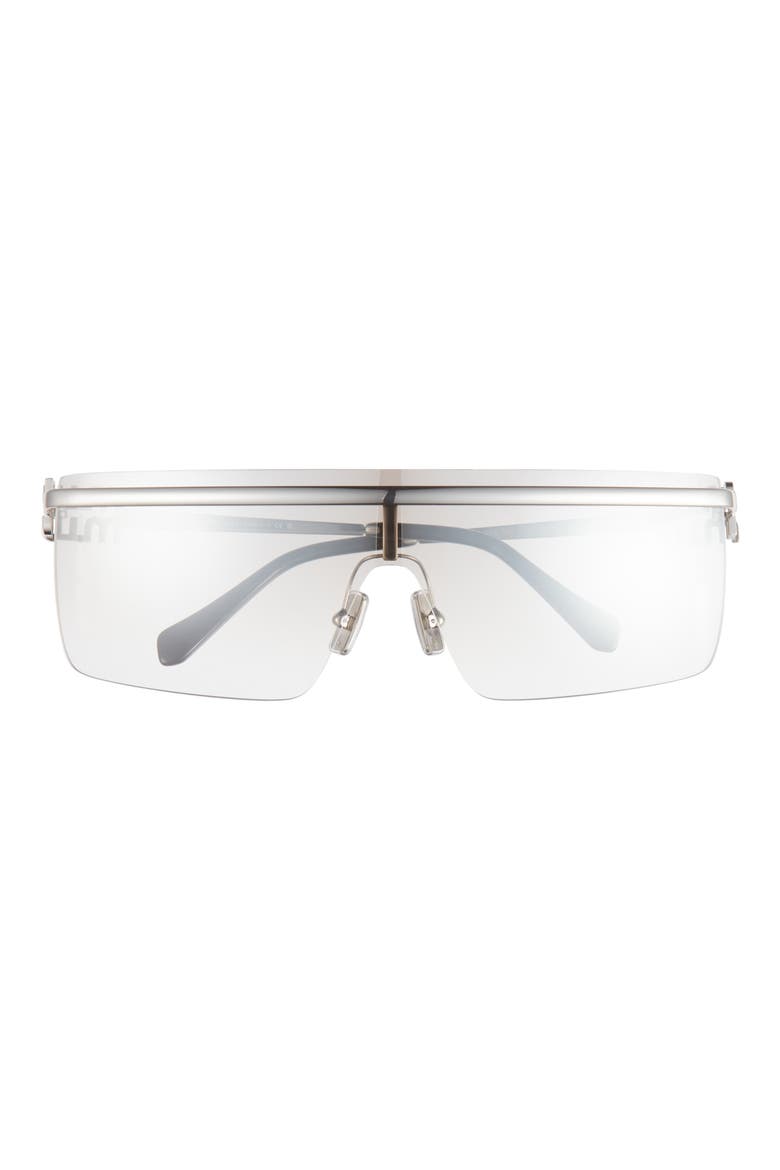 50mm Shield Sunglasses, Main, color, SILVER