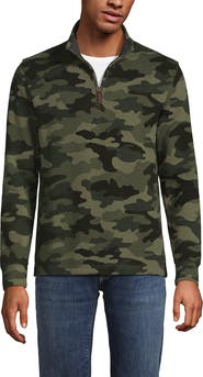 Lands' End Bedford Rib Casual Quarter Zip Sweater