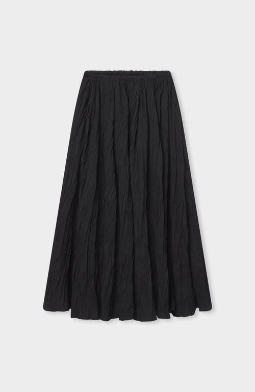 Co Plisse Skirt In Black