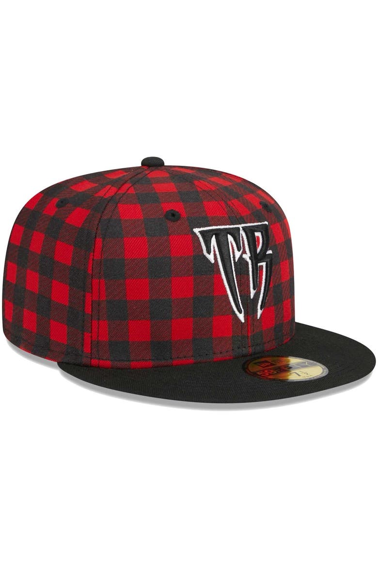 Men's New Era Red Wisconsin Timber Rattlers Theme Nights Yooper  59FIFTY Fitted Hat, Alternate, color, Red
