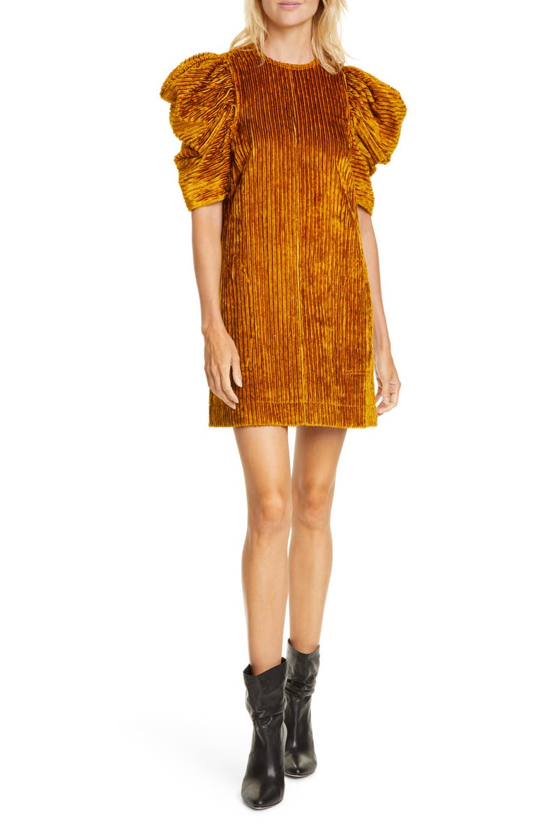 Ulla Johnson Callahan Corduroy Shift Minidress, Main, color,
