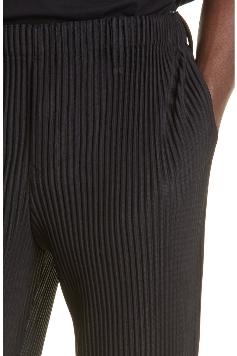 Pleated Pants, Alternate, color, BLACK