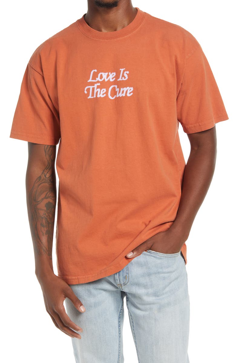 Obey Love Is The Cure 2 Cotton Graphic Tee, Main, color, 