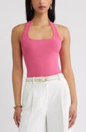 Open Edit Halter Top Sweater
