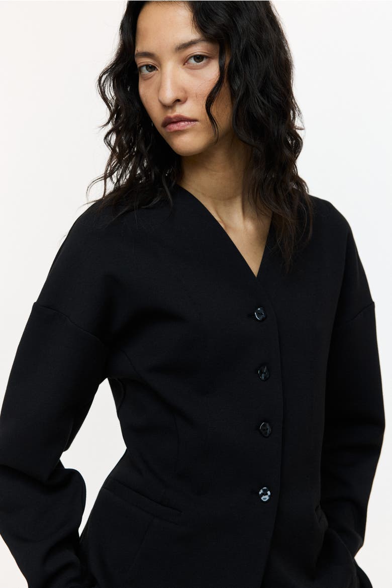 Jersey Jacket, Alternate, color, Black