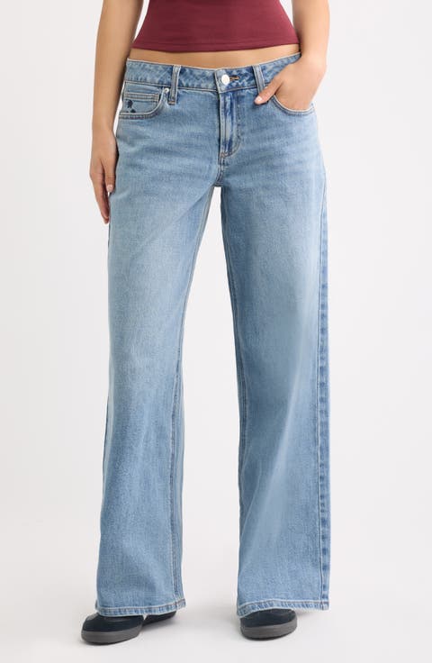 Low Rise Baggy Wide Leg Jeans