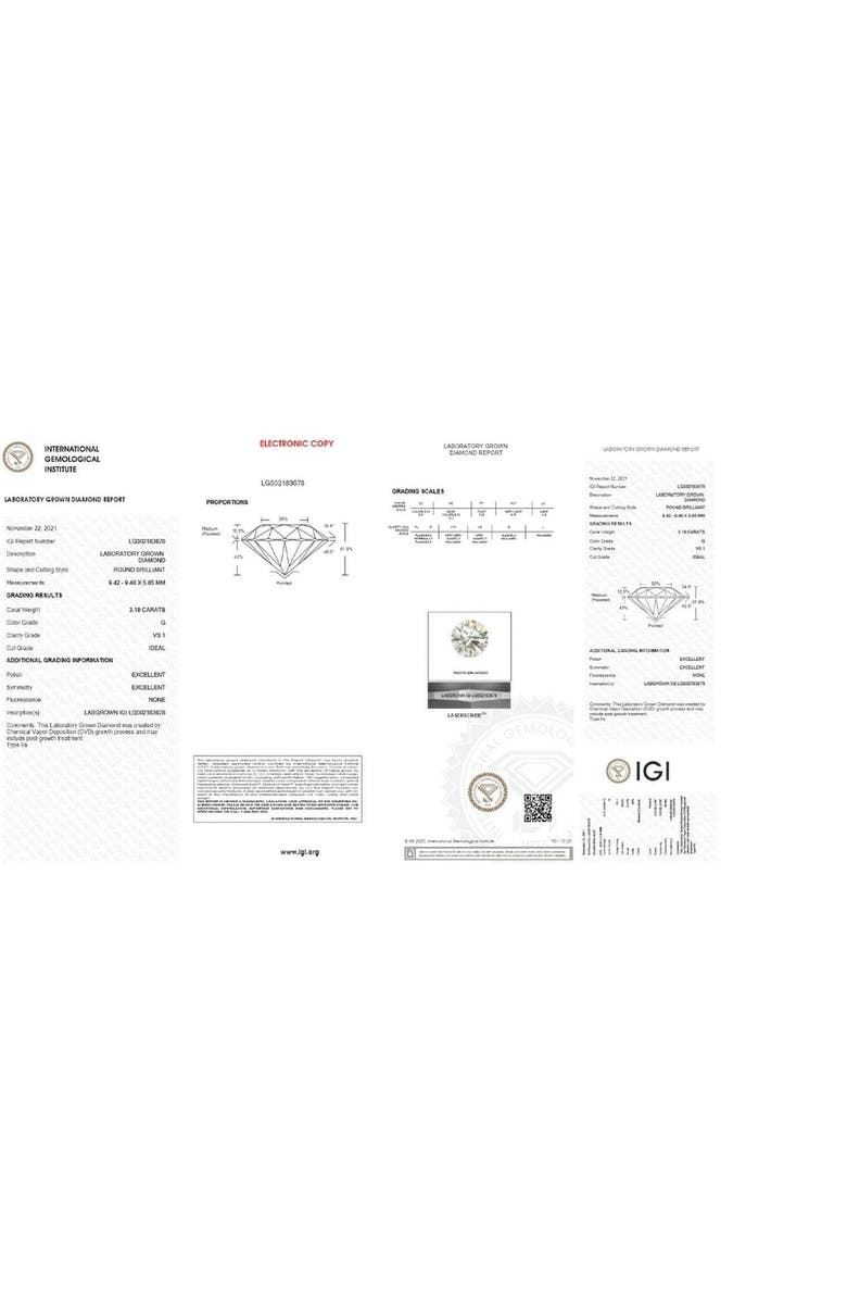 Bliss Diamond Certified 7Ct Diamond Engagement Eternity Wedding Ring Lab Grown Gold, Alternate, color, 