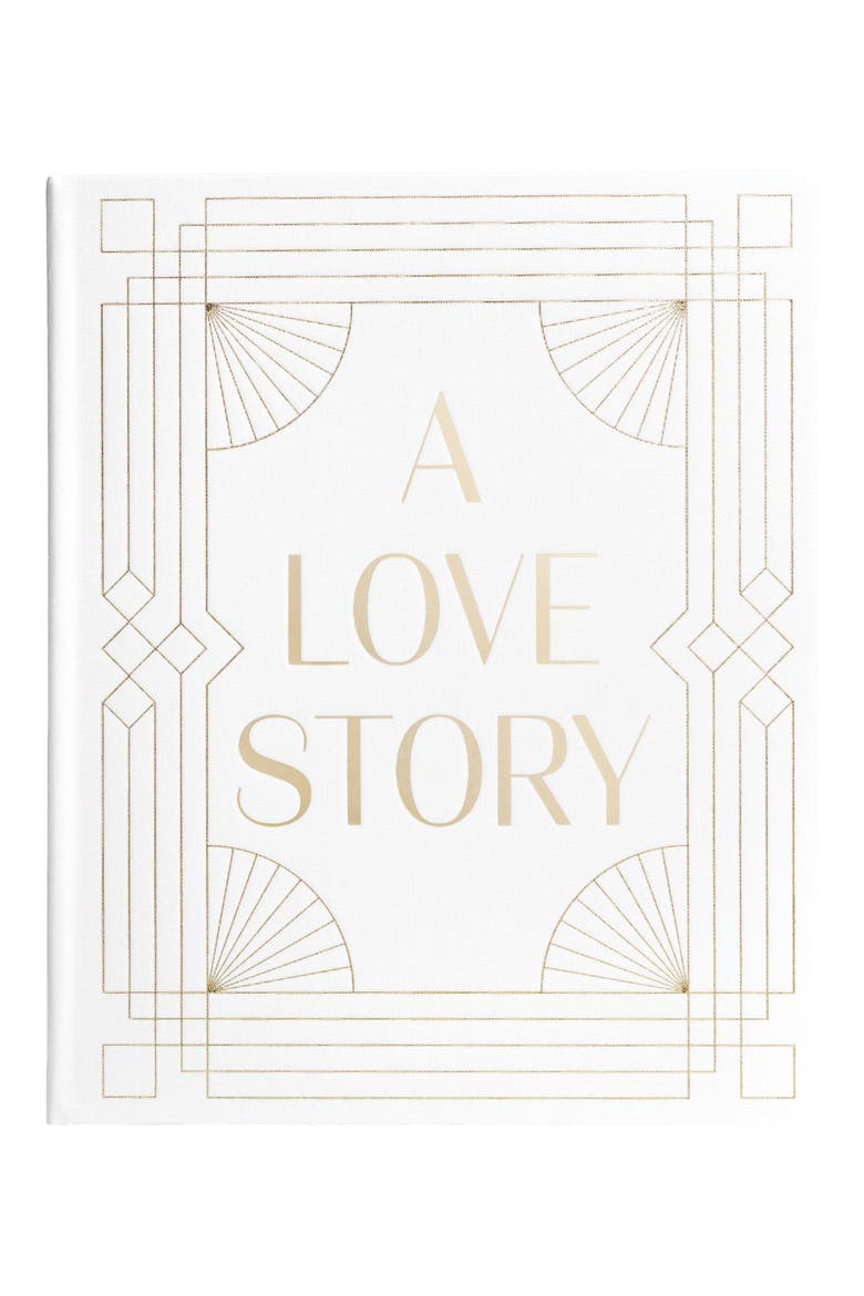 A Love Story Wedding Photo Album, Main, color, WHITE