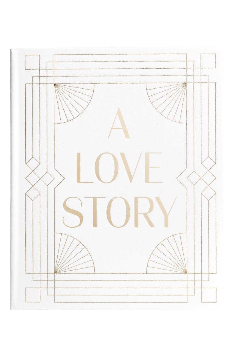PRINTWORKS A Love Story Wedding Photo Album, Main, color, White