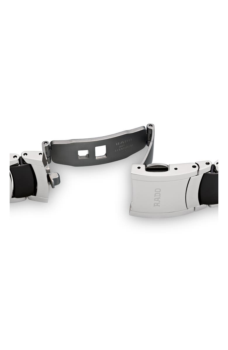 RADO Centrix Automatic Open Heart Ceramic Bracelet Watch, 38mm, Alternate, color, 