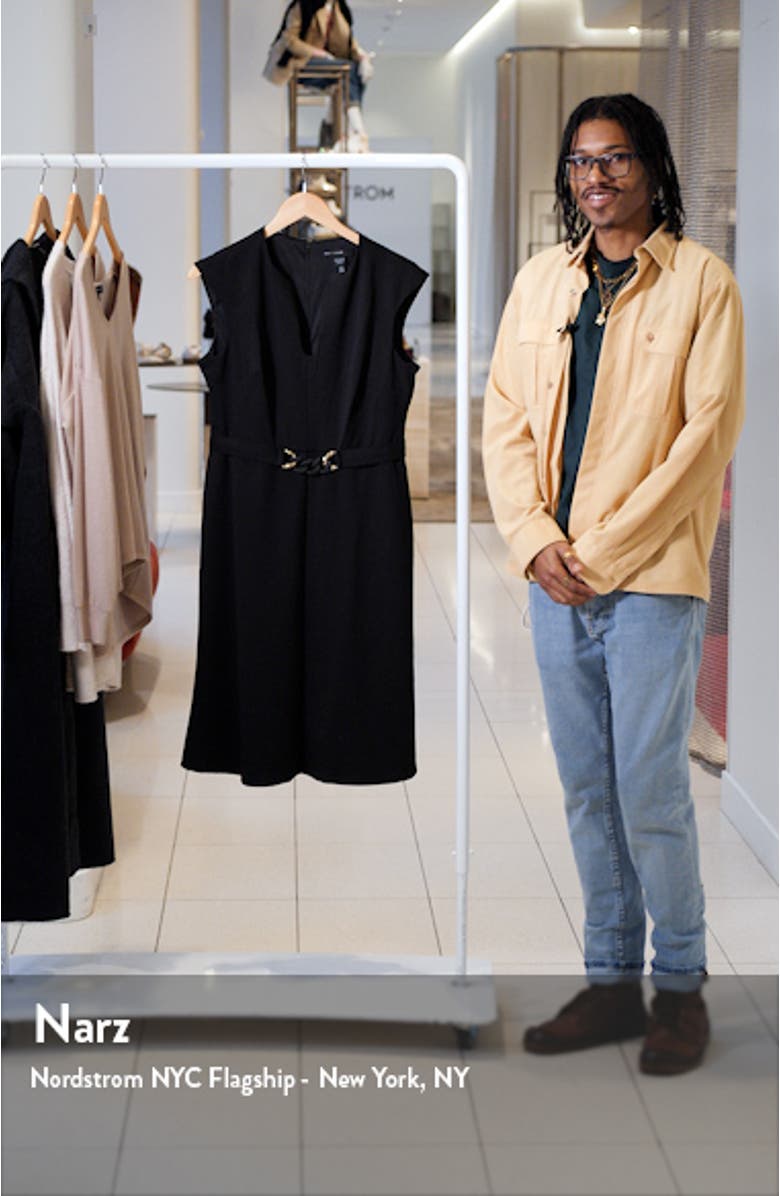 Belted Sheath Dress, sales video thumbnail