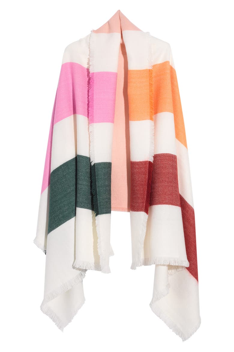 Multi Stripe Scarf, Alternate, color, RAINBOW STRIPE
