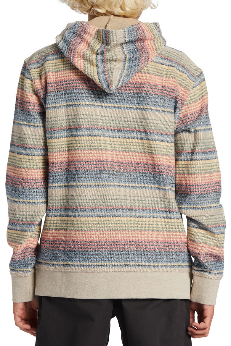 Kids' Great Otway Baha Stripe Hoodie, Alternate, color, PLAZA TAUPE