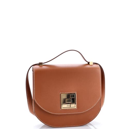 Pre-owned Hermes Hermes Mosaique Au 24 Bag Madame 21 In Gold