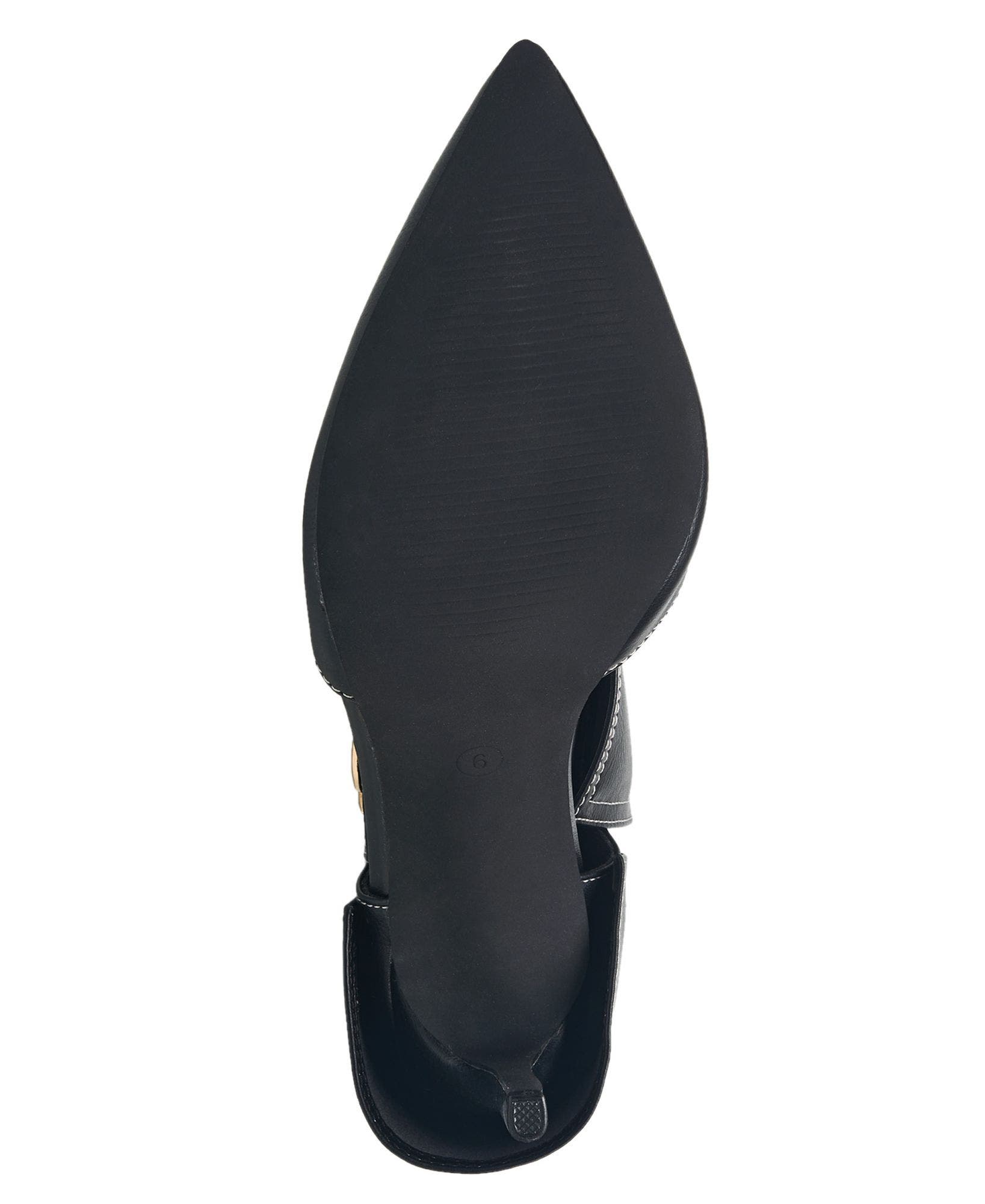 Her Foldover Cuff Heel, Alternate, color, Black