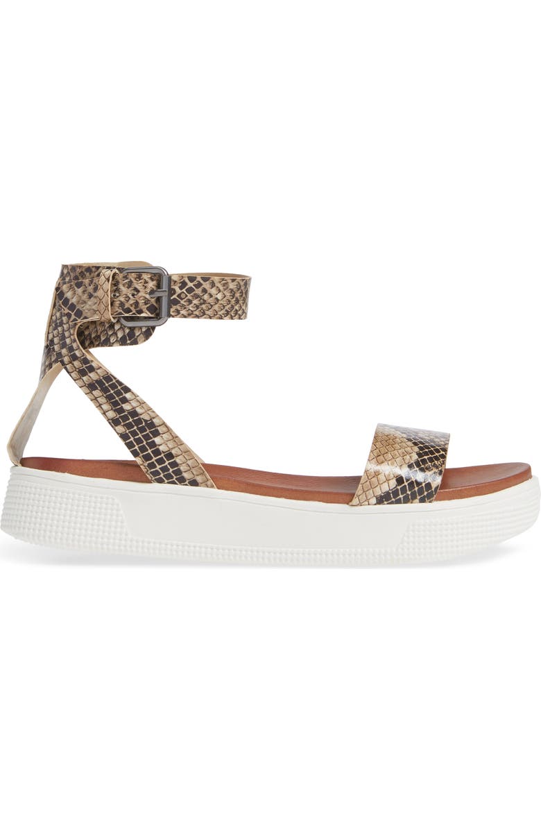 MIA Ellen-S Snake Print Platform Sandal, Alternate, color,