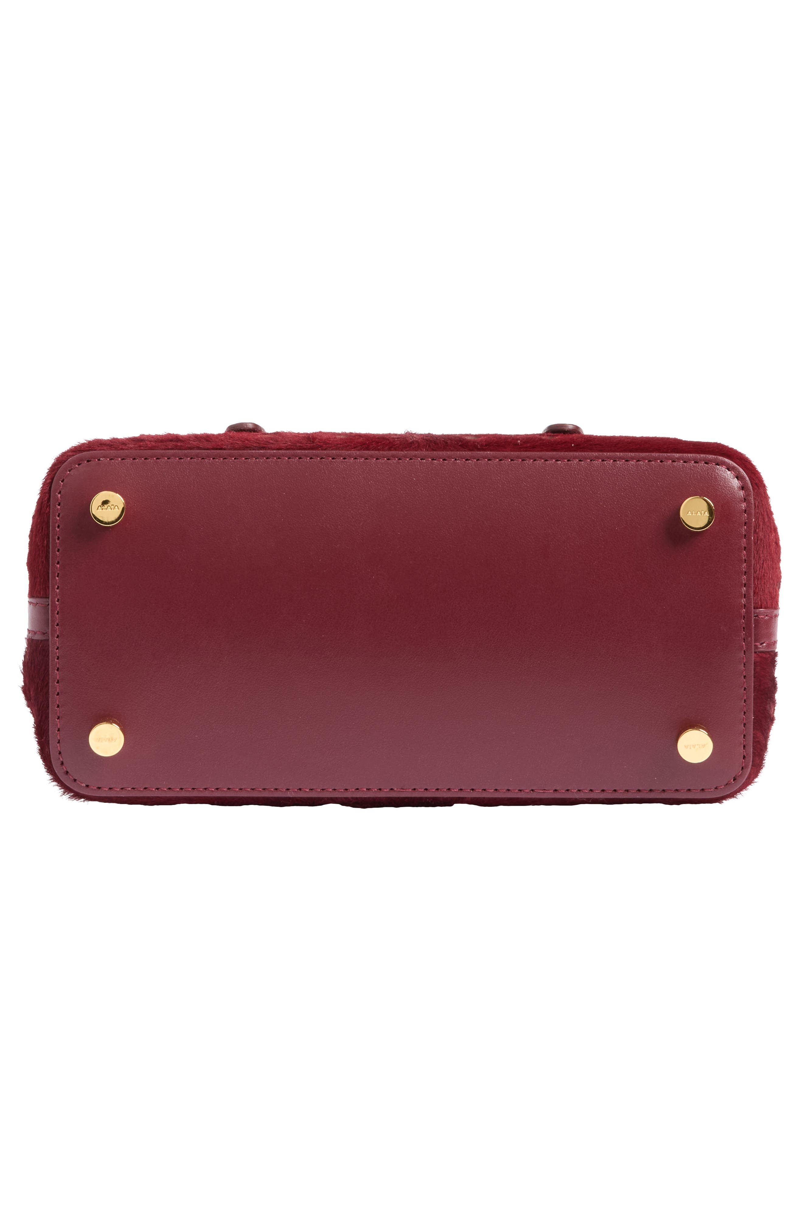 Mina 20 Perforated Genuine Calf Hair Tote, Alternate, color, CERISE