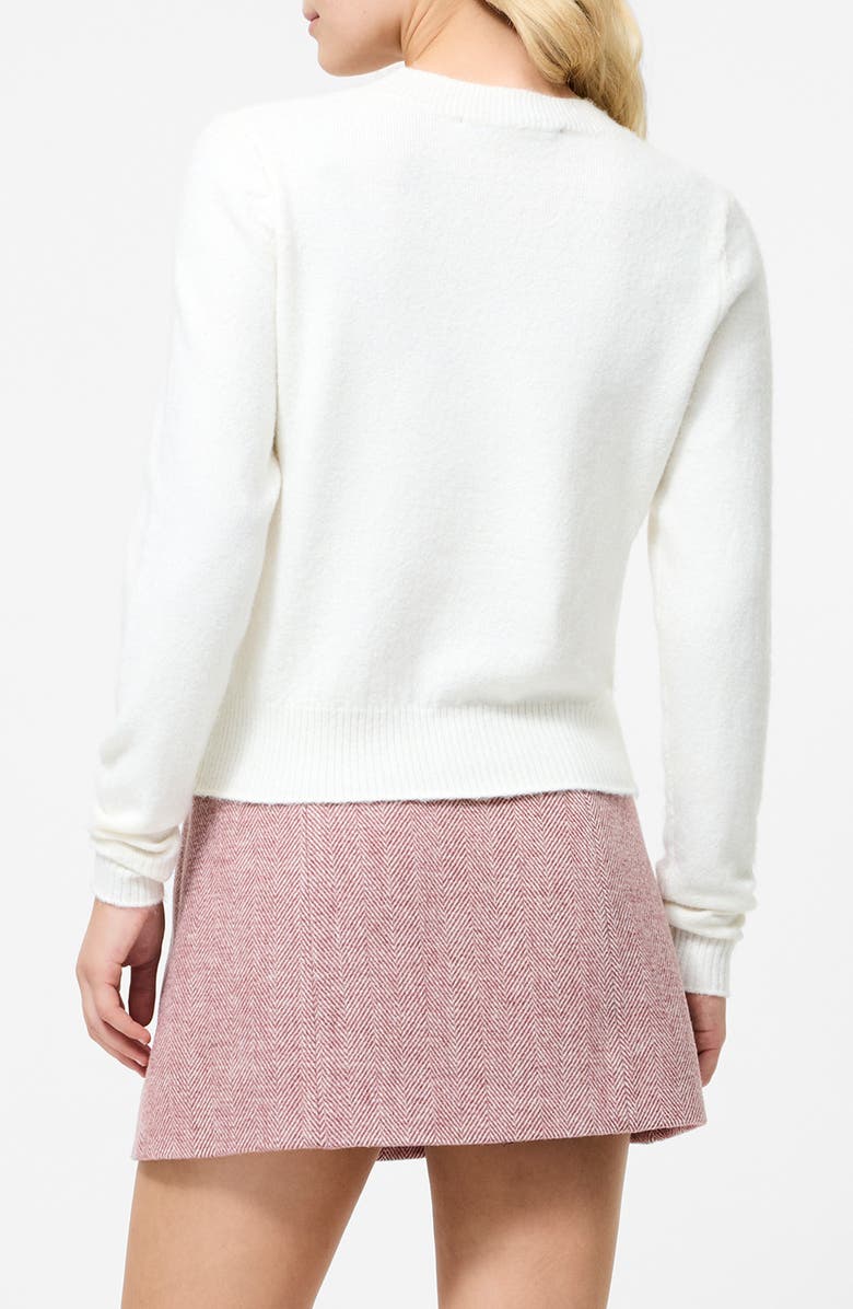 French Connection Ellie Crewneck Sweater, Alternate, color, Porcelain Cream